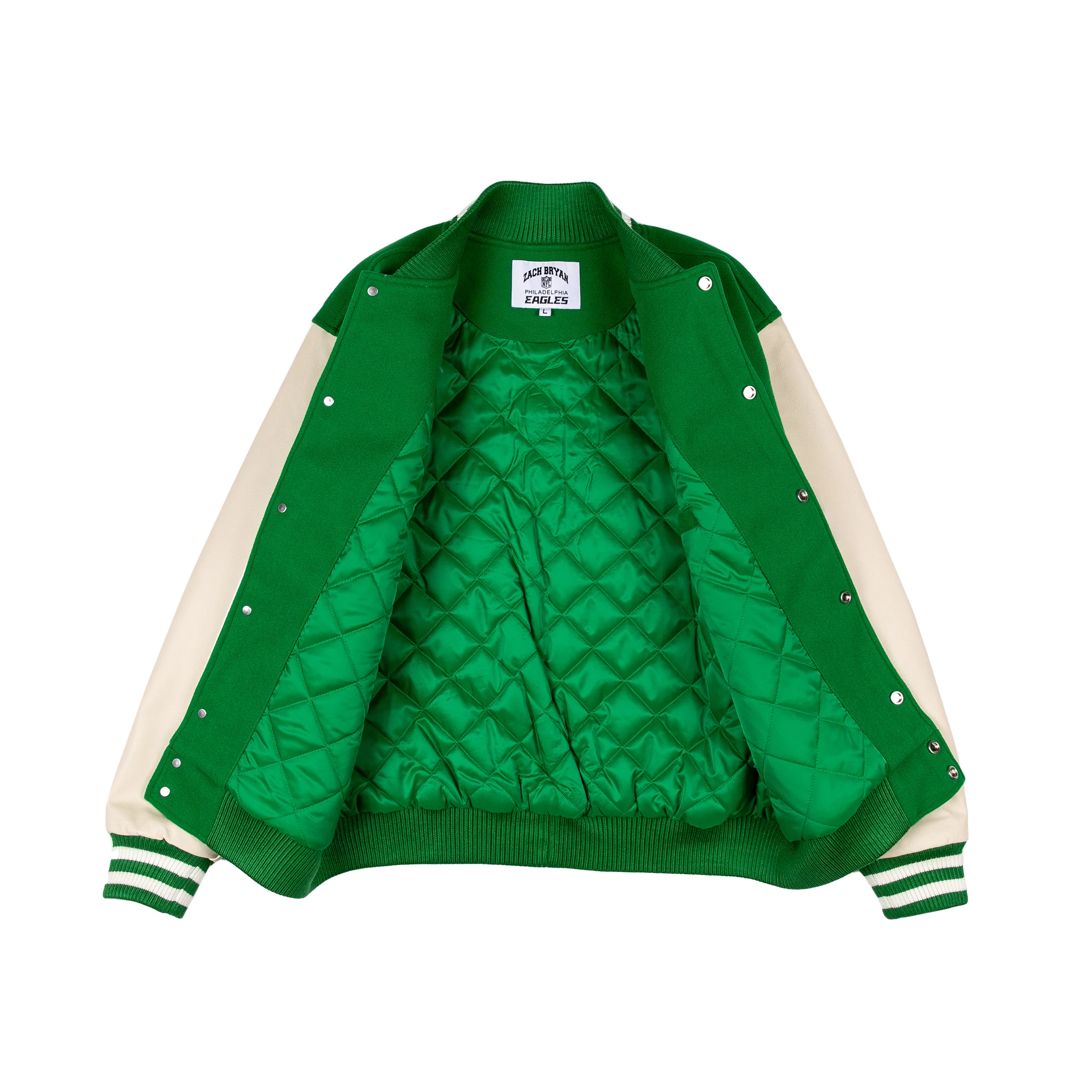 Zach Bryan x Eagles Letterman Jacket - Image 3