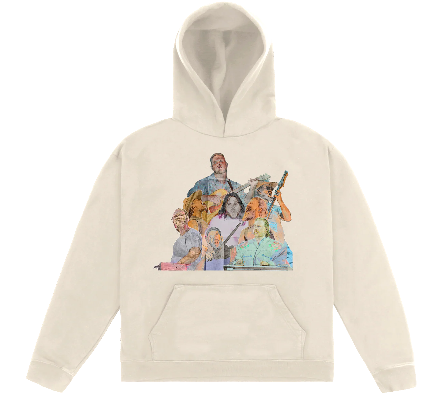 Zach Lane Bryan Cream Tour Hoodie